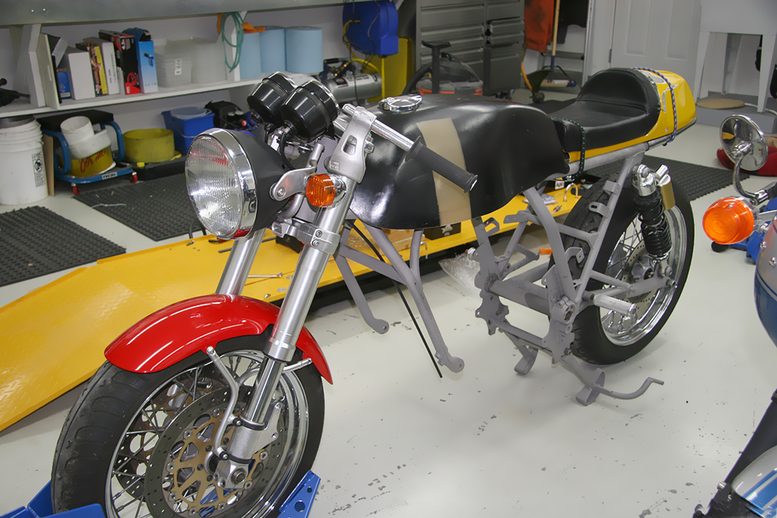 test fitting new body parts