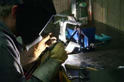 modifying headlight bracket